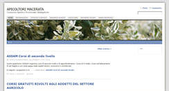 Desktop Screenshot of apicoltorimacerata.it